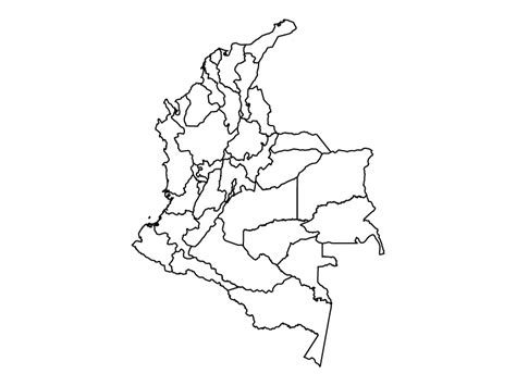 Colombia Political Map Blank Maps Repo