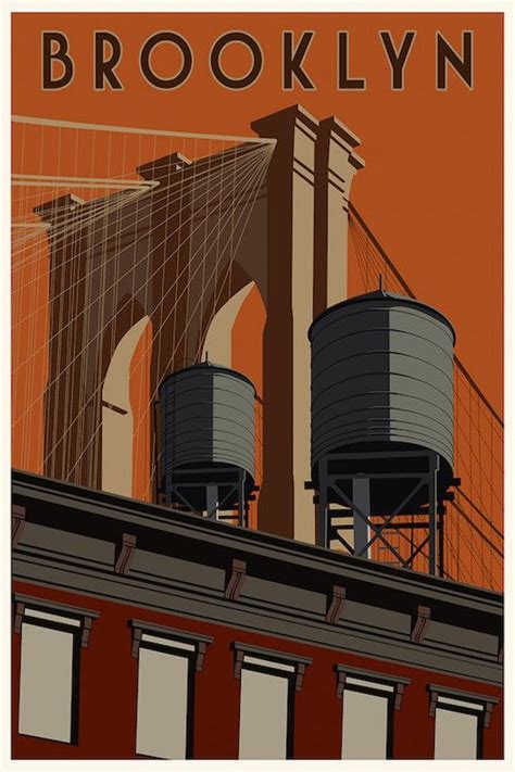 New York City Art Print Brooklyn New York Art Poster Etsy Canada