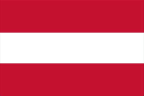 It consists of three horizontal stripes of equal width, where the middle one is white and the other two are red. Austria Flag For Sale | Buy Austria Flag Online
