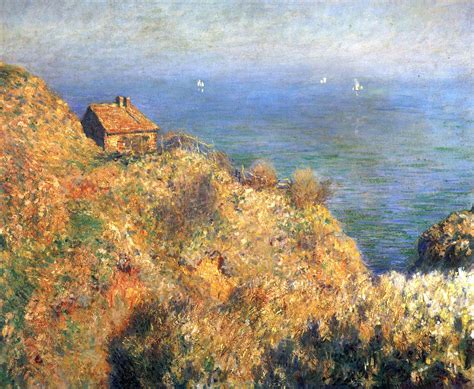 Claude monet was born in paris, but spent his childhood in le havre, a sunny and noisy port city in which the seine flows into the sea. Fisherman's House at Varengeville, 1882 - Claude Monet ...
