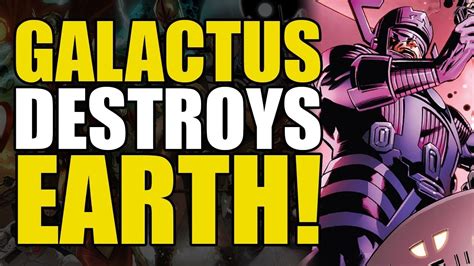 Galactus Destroys Earth Avengersnew Avengers Vol 3 World Eater