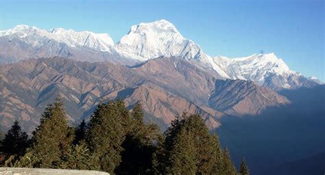 Dhaulagiri And Annapurna Mountain Range Seen From Punhil Onine Video