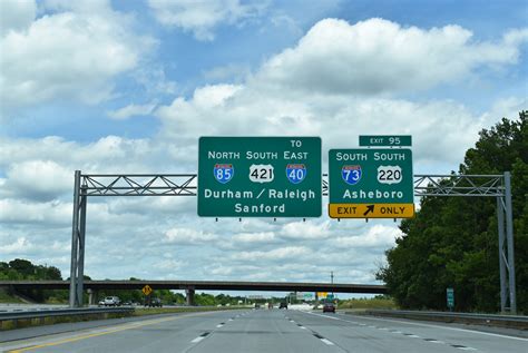 Interstate 73 South Greensboro To Randleman Aaroads North Carolina