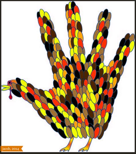 A Visual Feast Of Hand Turkeys