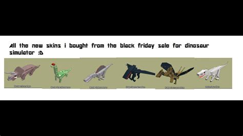 Black Friday Roblox Dinosaur Simulator Youtube
