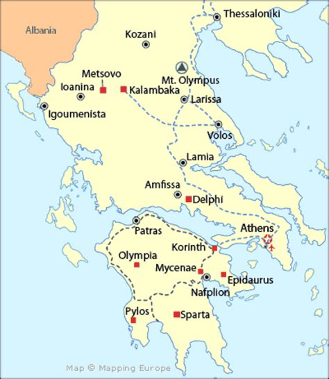 Mainland Greece Map Zip Code Map