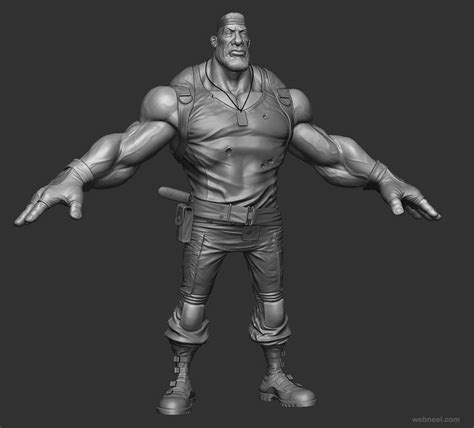 Army Man Zbrush Model By Rodrigue Pralier Read Full Article