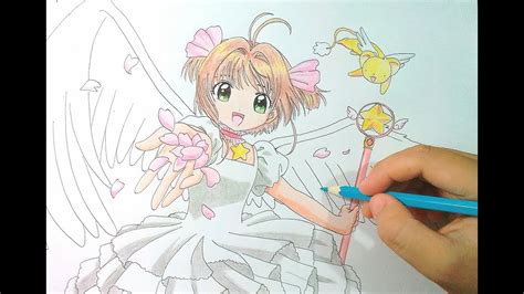 How to draw Sakura CardCaptor Sakura Vẽ Sakura Kero YouTube