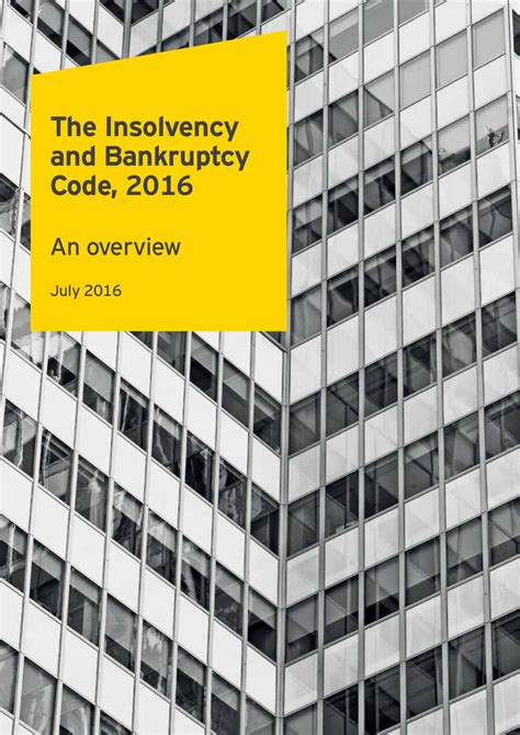 Overview On Insolvency And Bankruptcy Code