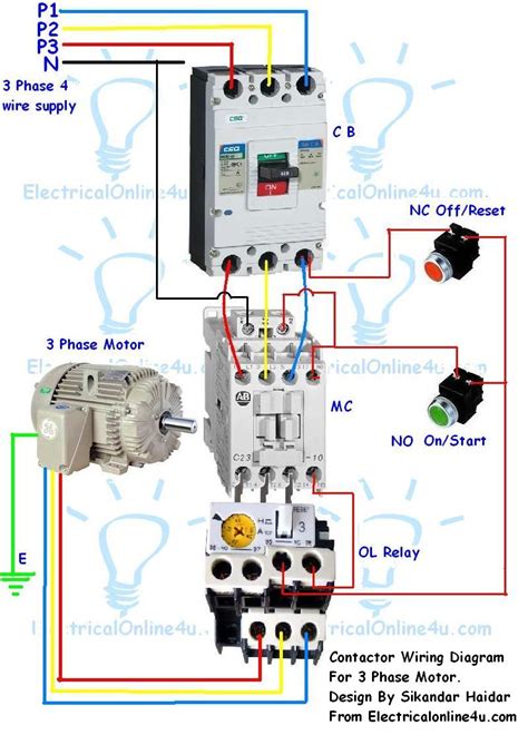 Electrical Contactor Circuit Diagram