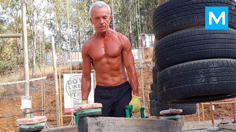 Strongest 64 Years Old Grandpa Mike Millen Muscle Madness Youtube