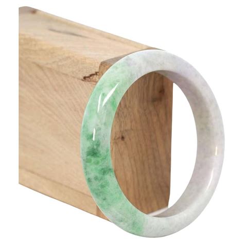 Classic Natural Jadeite Jade Bangle Bracelet At 1stdibs