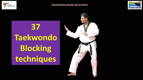 Taekwondo Blocking Techniques (Makki) - YouTube