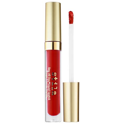 Stila Fiery Stay All Day Liquid Lipstick Review Swatches