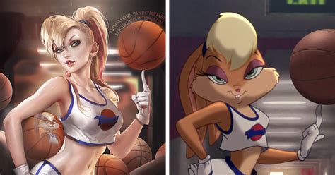 Artists Reimagine Non Human Cartoon Characters As Humans