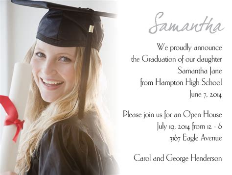 announce the news of your graduation with flair your full color… graduation invitation cards