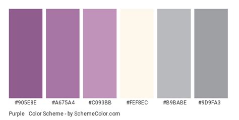 Purple And Gray Color Scheme Gray