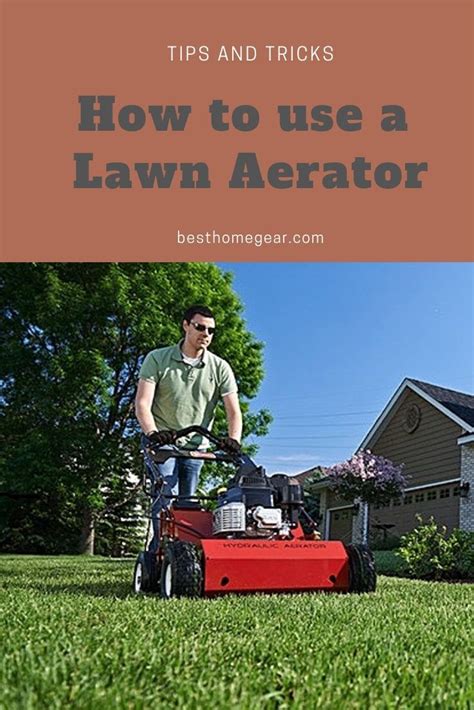 With one of these, you can aerate your yard much faster than with the manual kind. How to use a Lawn Aerator and Get Amazing Results | Lawn, Lawn care tips, Lawn care