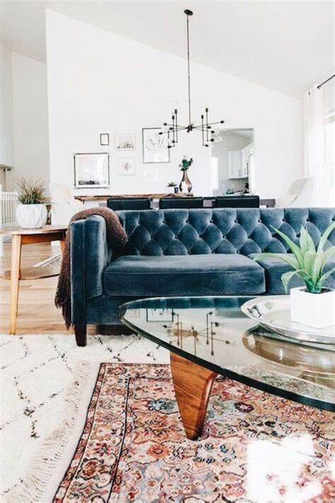Blue Velvet Sofas to your Living Room Decor 😍 | INTERIOR DESIGN, BLUE