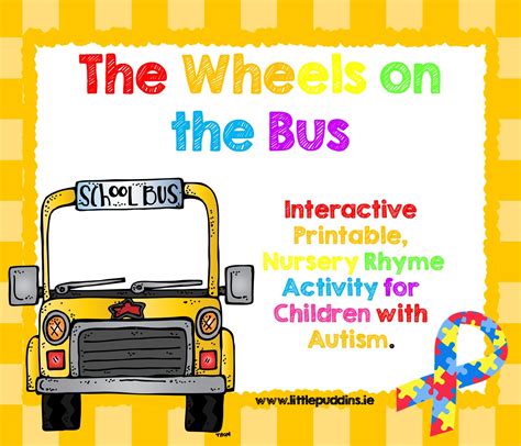 The students on the bus are involved in sexual activities and smoking. Wheels on the Bus Free Printable - Little Puddins