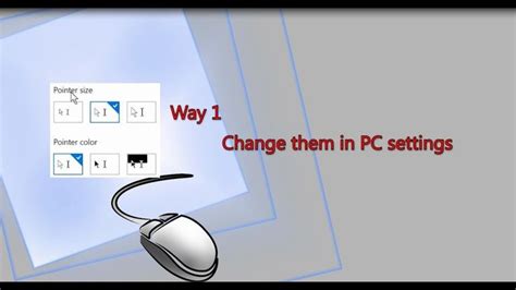 How To Change Mouse Pointer Size And Color In Windows 10 Mouse