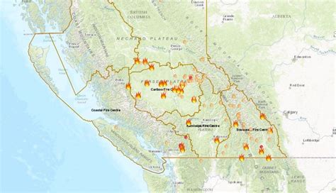 This Interactive Map Shows All Of Bcs Wildfires