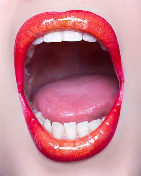 Red Lips Mouth Open Stock Photos Pictures And Royalty Free Images Istock