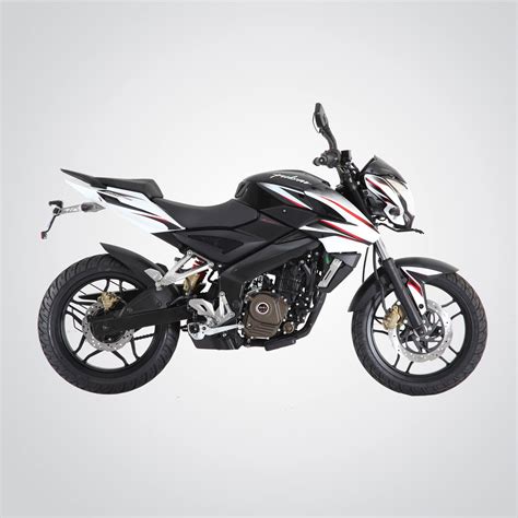 Bajaj auto produces motorcycle , scooter,and auto rickshaw.the. New Bajaj Pulsar 200NS in White and Black