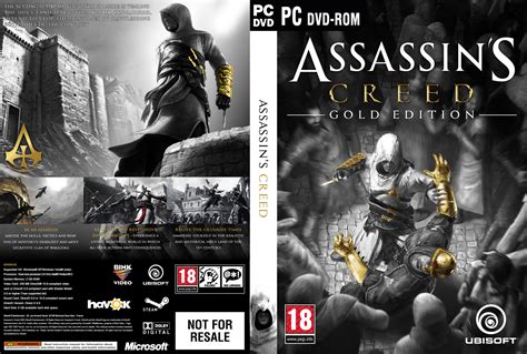 Mdesign Digital Artwork Assassins Creed Gold Edition Dvd Cover