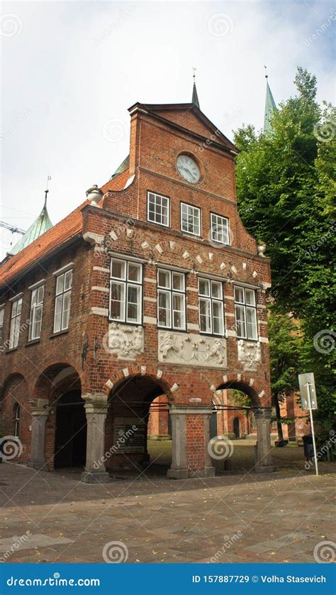 View Of Old Brick House With Arches Beautiful Architecture Lubeck