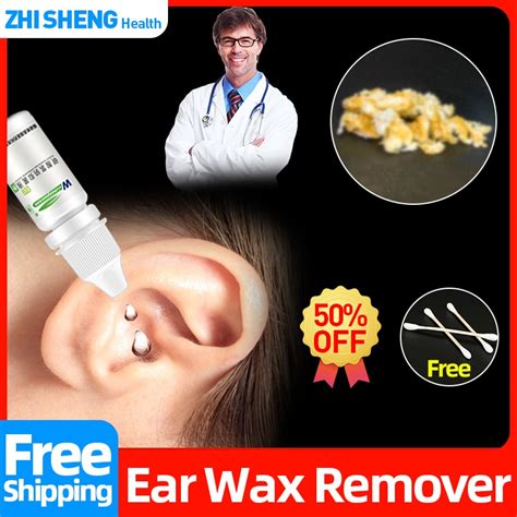Earwax Removal Ear Cleaner Drops Earwax Softening Fluid Cerumen Removal