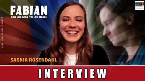 Fabian Oder Der Gang Vor Die Hunde Interview Saskia Rosendahl Youtube