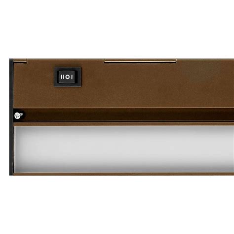 These slim, focused light fixtures provide task lighting over counters for a versatile under cabinet lighting option, consider ge's linkable light fixture. Nicor Slim 30 in. Oil-Rubbed Bronze Dimmable LED Under ...
