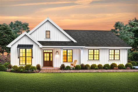 House Plans Farmhouse One Story Architectural Architecturaldesigns