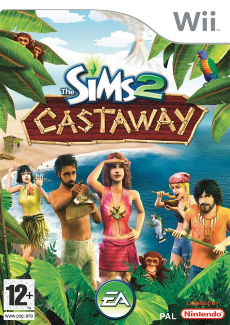 The Sims 2 Castaway Cover Artwork