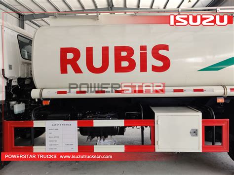 High Efficiency 15 000L Custom Isuzu FTR Fuel Oil Delivery Tanker Truck