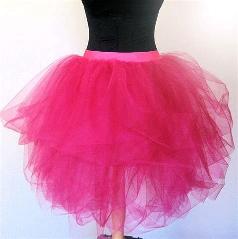 Luxurious Hot Pink Adult Tulle Tutu Skirt 80