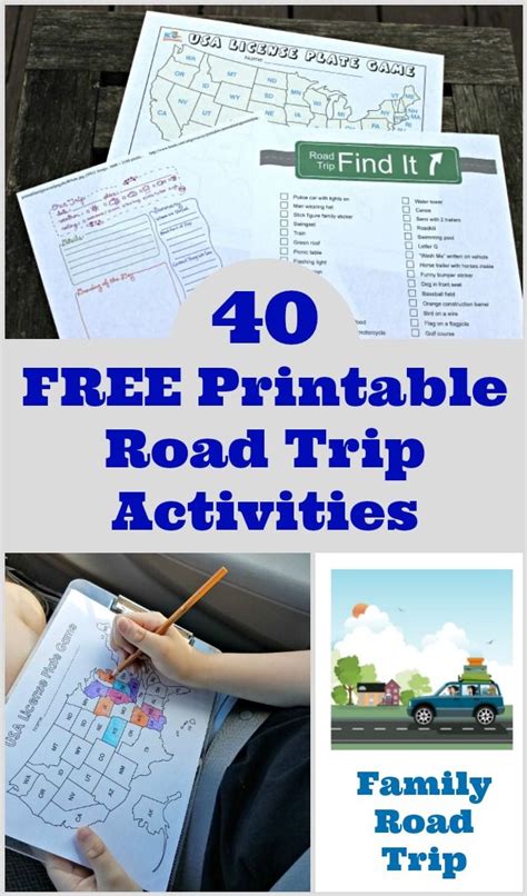 40 Free Printable Road Trip Games And Activities Road Trip Fun
