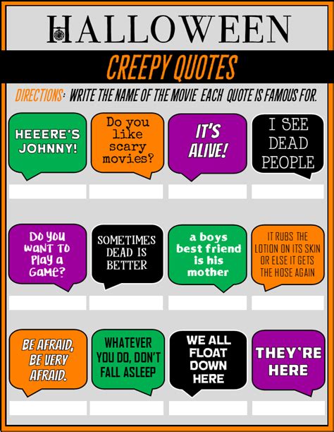 Printable Halloween Party Games For Adults Print And Play