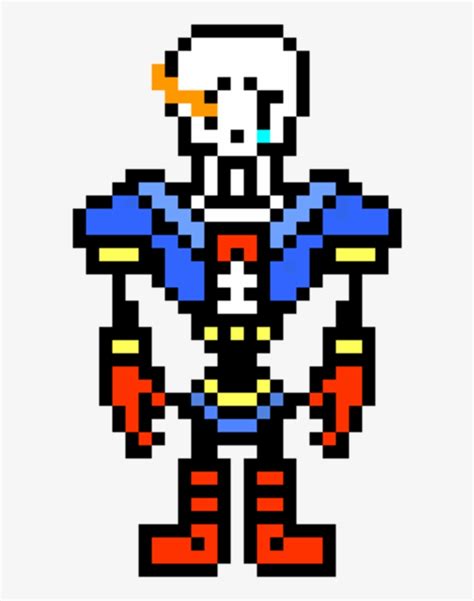 Undertale Disbelief Papyrus Sprite 600x987 Png Download Pngkit