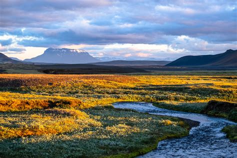 Icelandic Landscape Tapet Fototapet Happywall