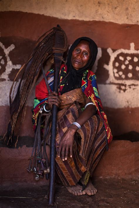 Portrait Of A Woman Borana Tribe Dressed In Traditional Le Flickr