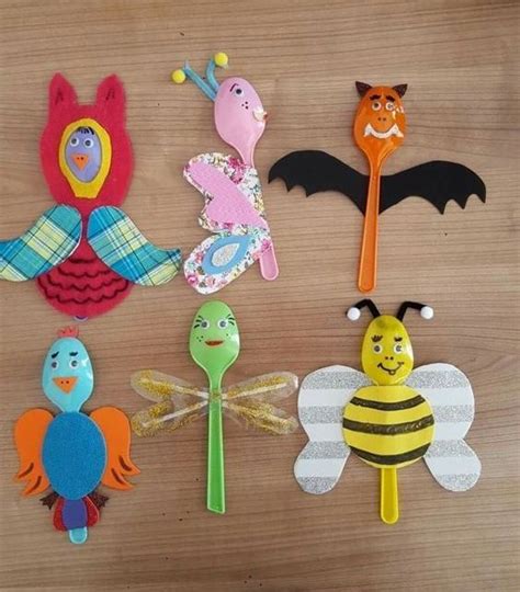 Plastic Spoon Craft Ideas For Kids To Play Kids Art And Craft