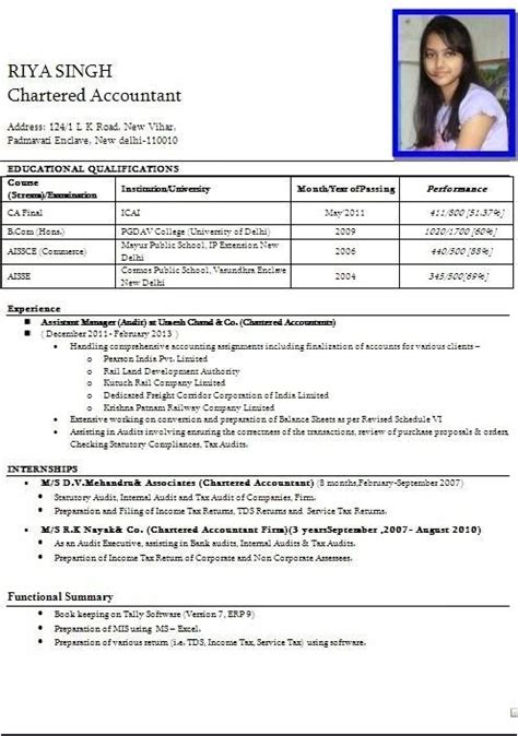 There are a lot of work post. Resume format for Job Interview Doc | williamson-ga.us