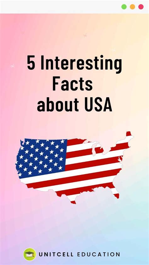 5 Interesting Facts About Usa Interesting Facts About Usa Fun Facts