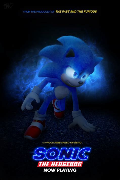 Sonic Movie Teaser Poster Fixed By Wesleyvianen On Deviantart