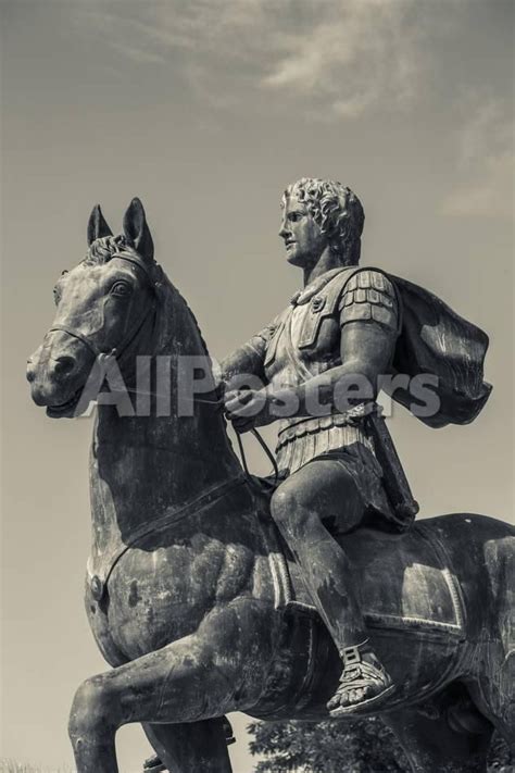 Greece Central Macedonia Pella Statue Of Alexander The Great