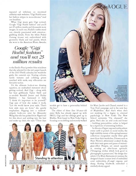 Gigi Hadid Vogue Magazine Uk May 2015 Issue • Celebmafia