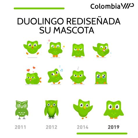 Free language education for the world. Duolingo rediseña su mascota - ColombiaVIP.com Su empresa ...