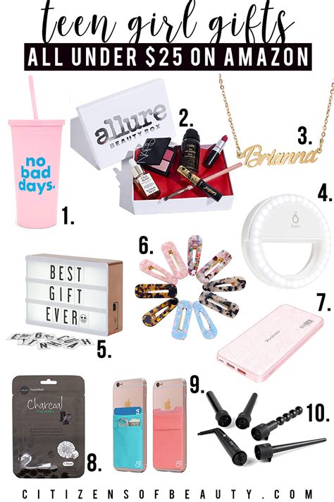 Best gifts under 25 on amazon. 70+ Teen Girl Gifts Under $25 on Amazon - Citizens of Beauty